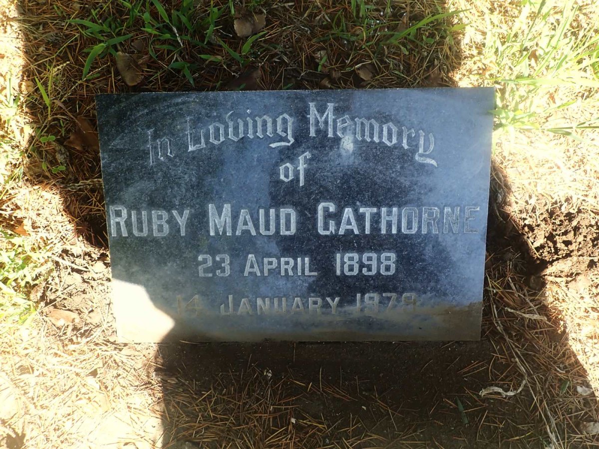 GATHORNE Ruby Maud 1898-1979