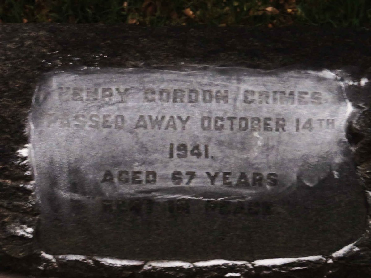 GRIMES Henry Gordon -1941