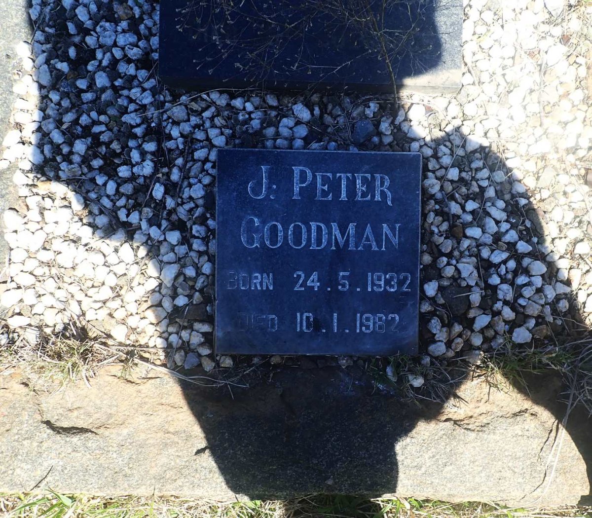 GOODMAN J. Peter 1932-1962
