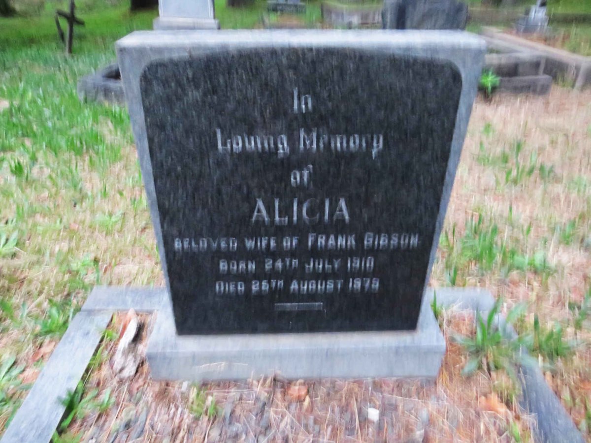 GIBSON Alicia 1910-1979