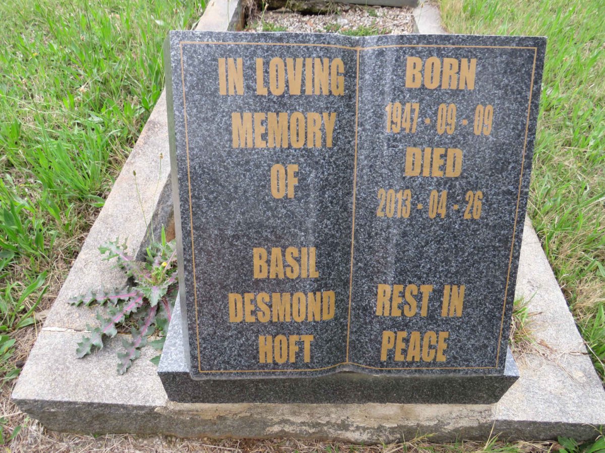 HOFT Basil Desmond 1947-2013