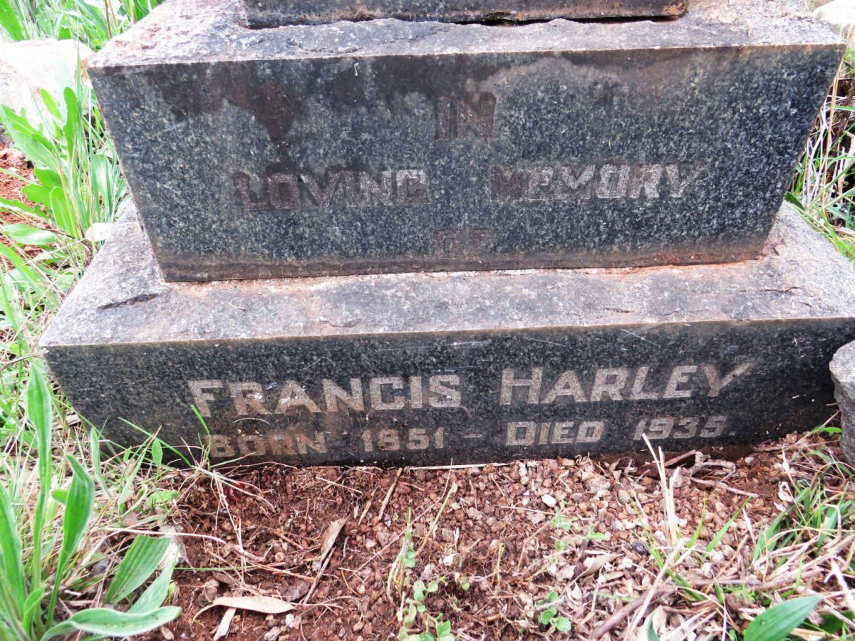 HARLEY Francis 1851-1935