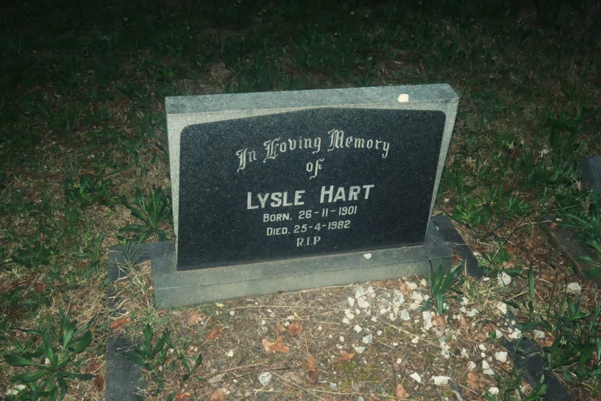 HART Lysle 1901-1982