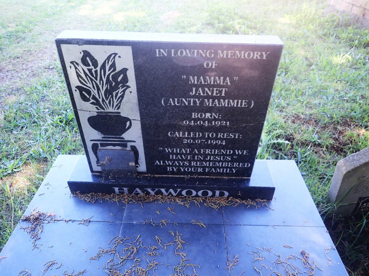 HAYWOOD Janet 1921-1994