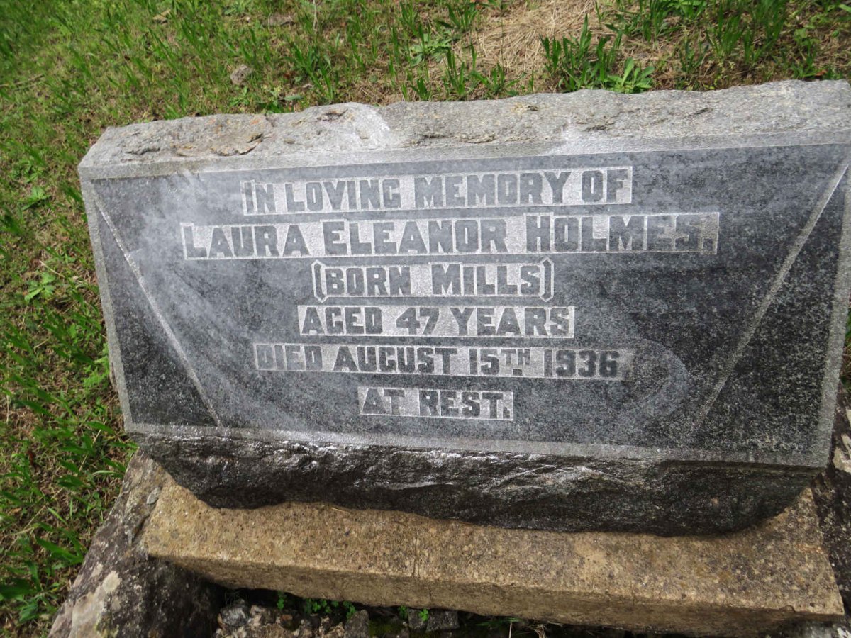 HOLMES Laura Eleanor nee MILLS -1936
