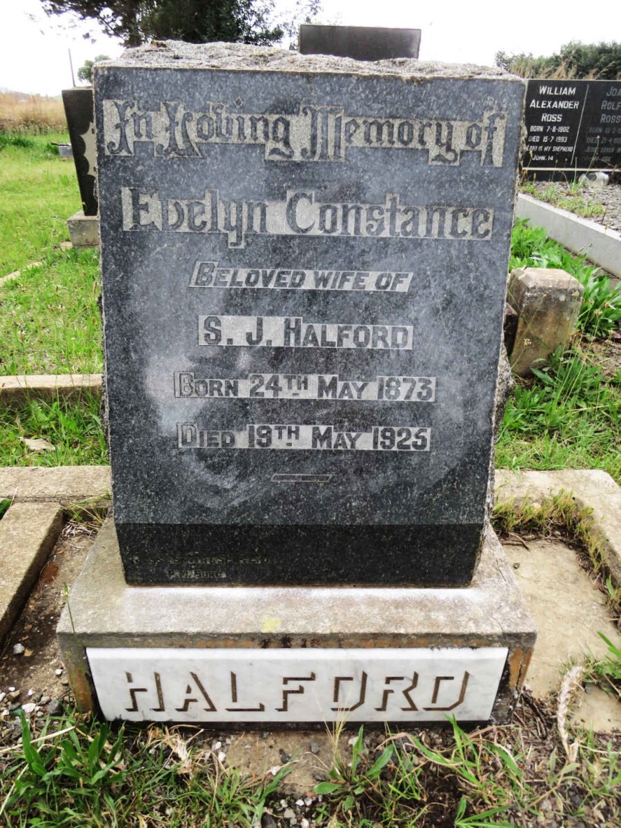 HALFORD Evelyn Constance 1873-1925