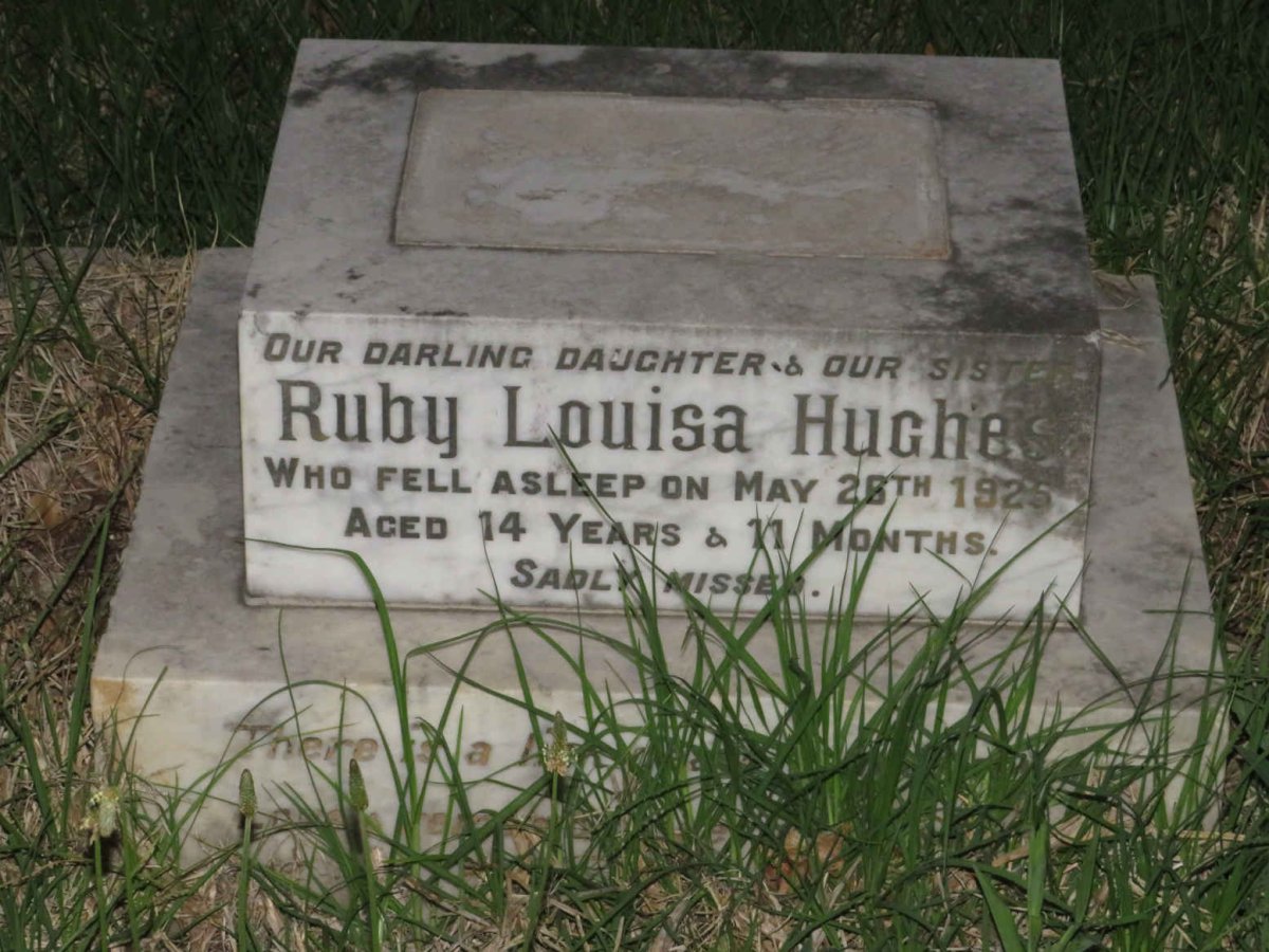 HUGHES Ruby Louisa -1925