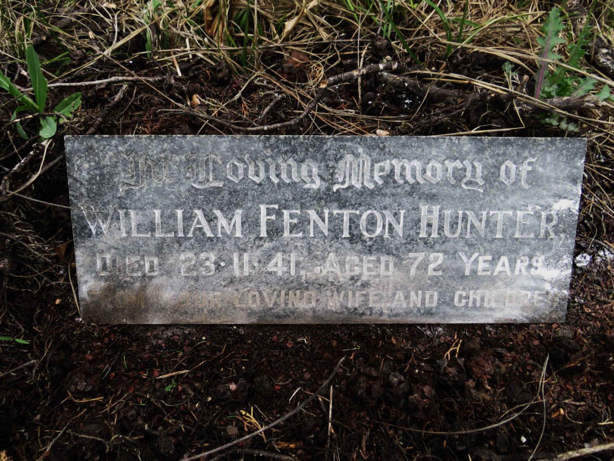 HUNTER William Fenton -1941