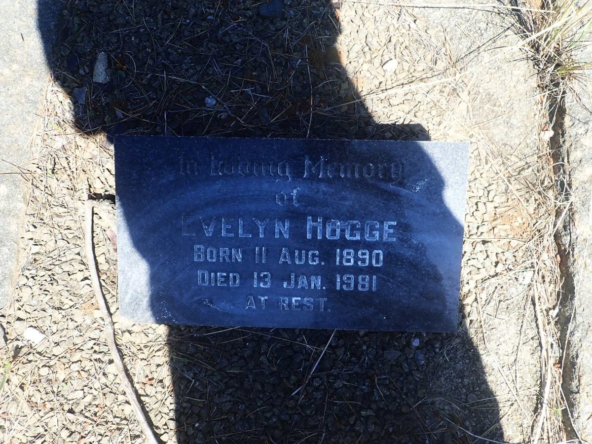 HOGGE Evelyn 1890-1981