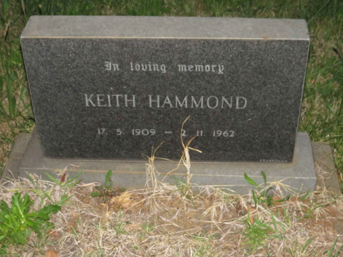HAMMOND Keith 1909-1962