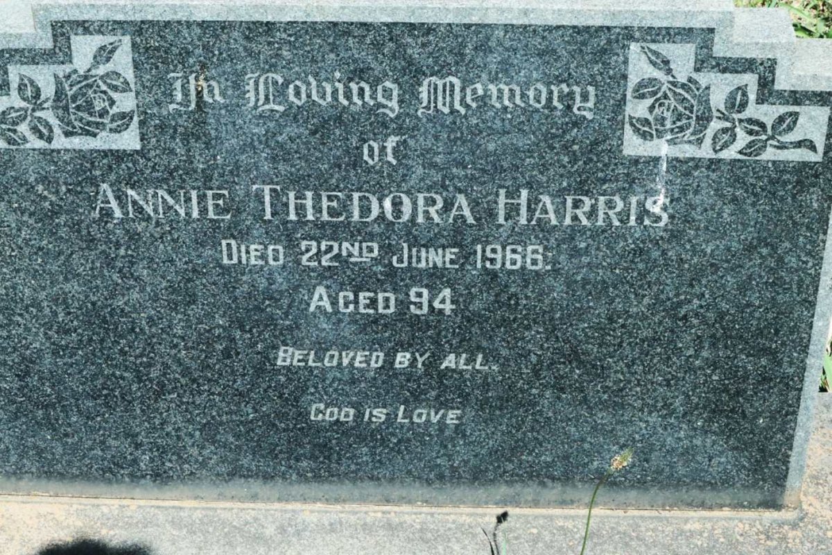 HARRIS Annie Thedora -1966