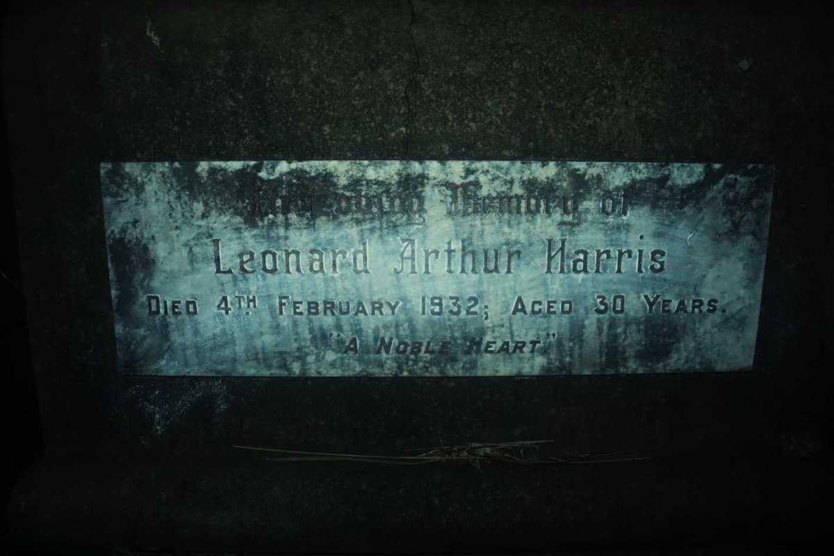 HARRIS Leonard Arthur -1932