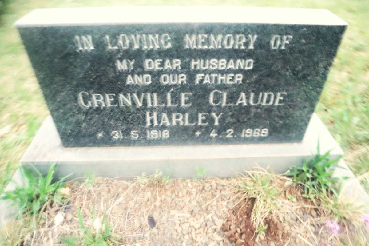 HARLEY Grenville Claude 1918-1969