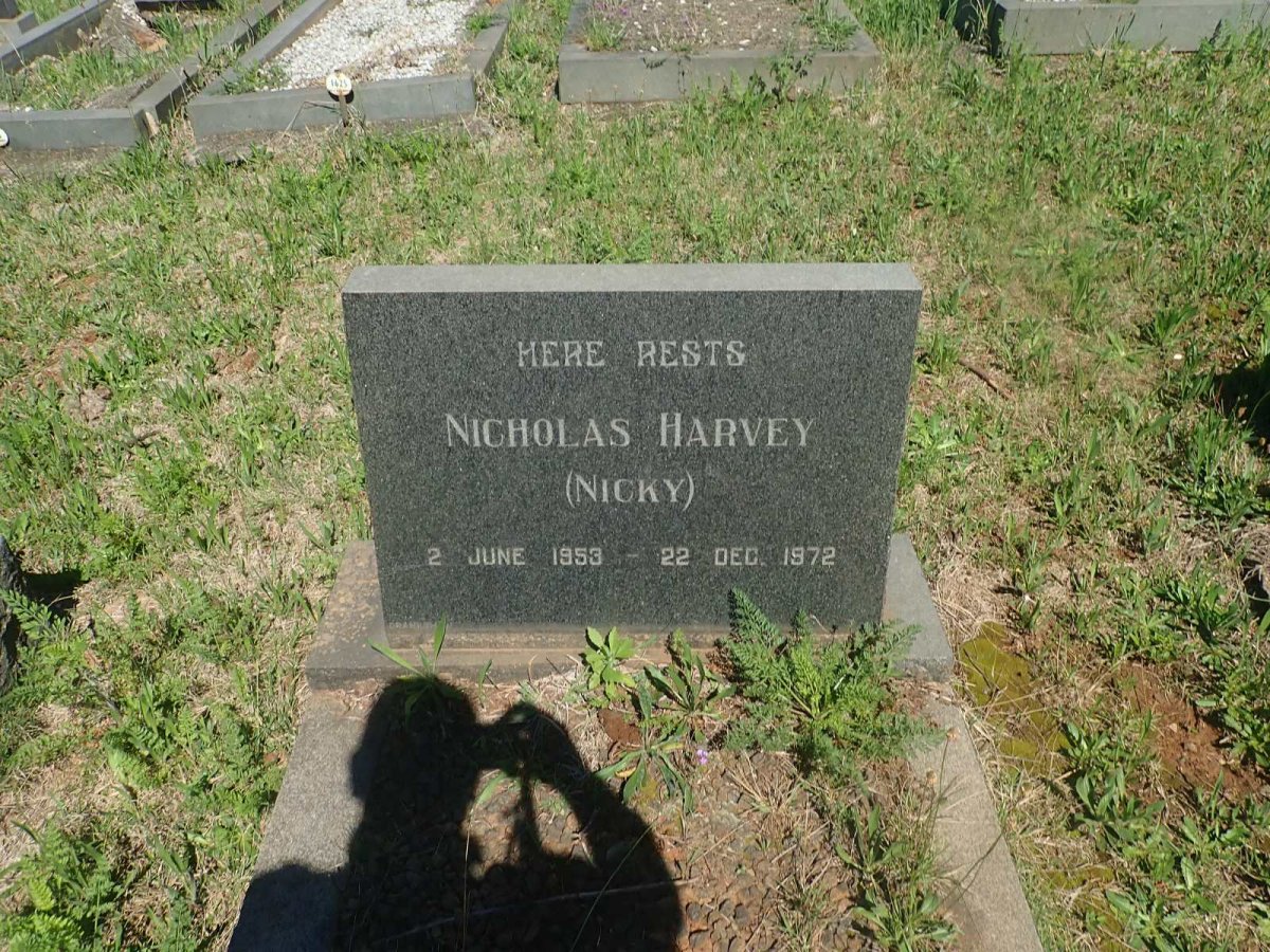 HARVEY Nicholas 1953-1972
