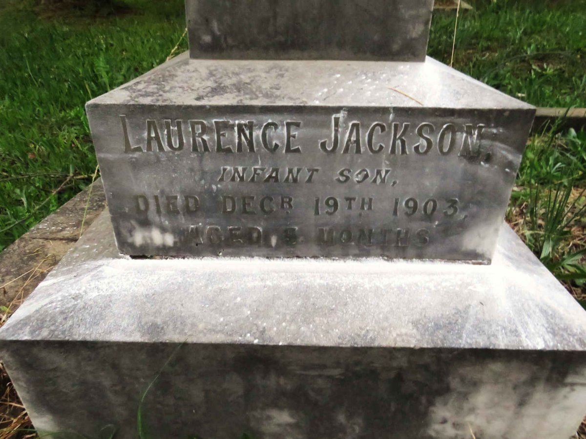 JACKSON Laurence -1903