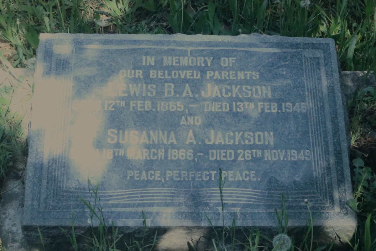 JACKSON Lewis B.A. 1865-194? &amp; Susanna A. 1866-1949