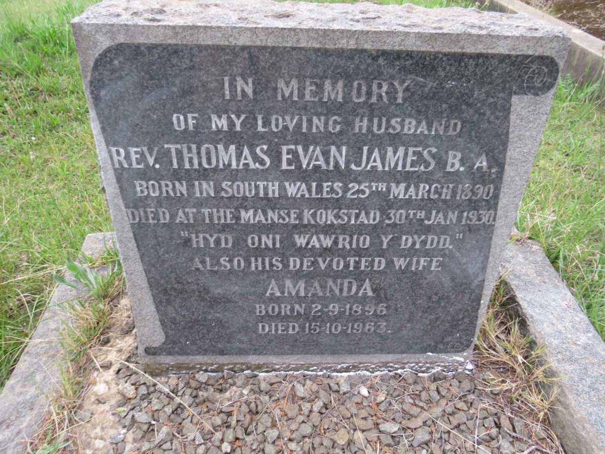 JAMES Thomas Evan 1890-1930 &amp; Amanda 1896-1963