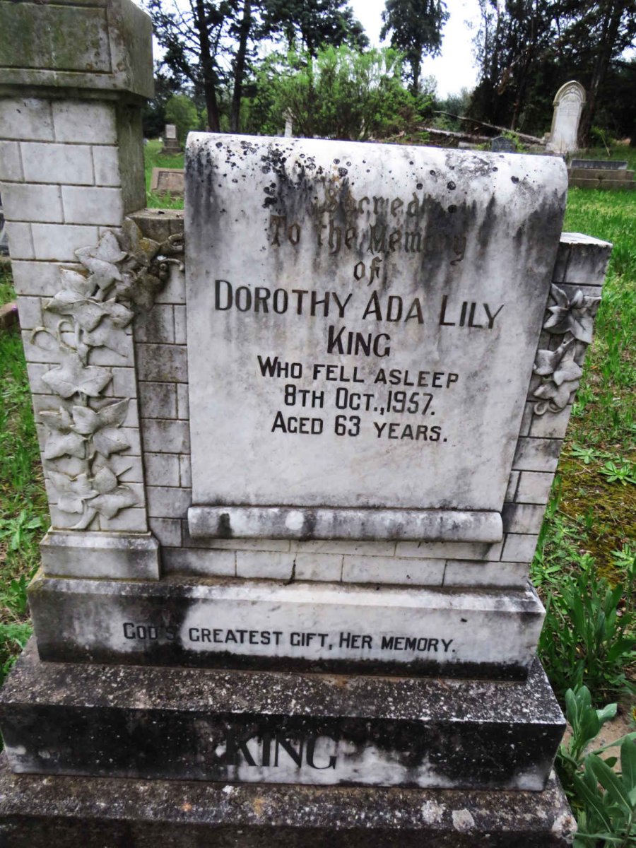 KING Dorothy Ada Lily -1957