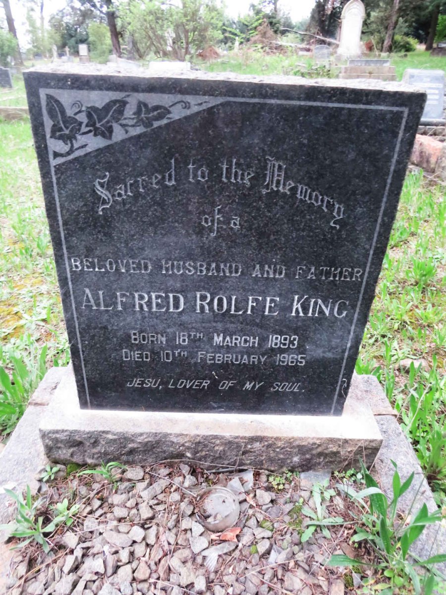 KING Alfred Rolfe 1893-1965