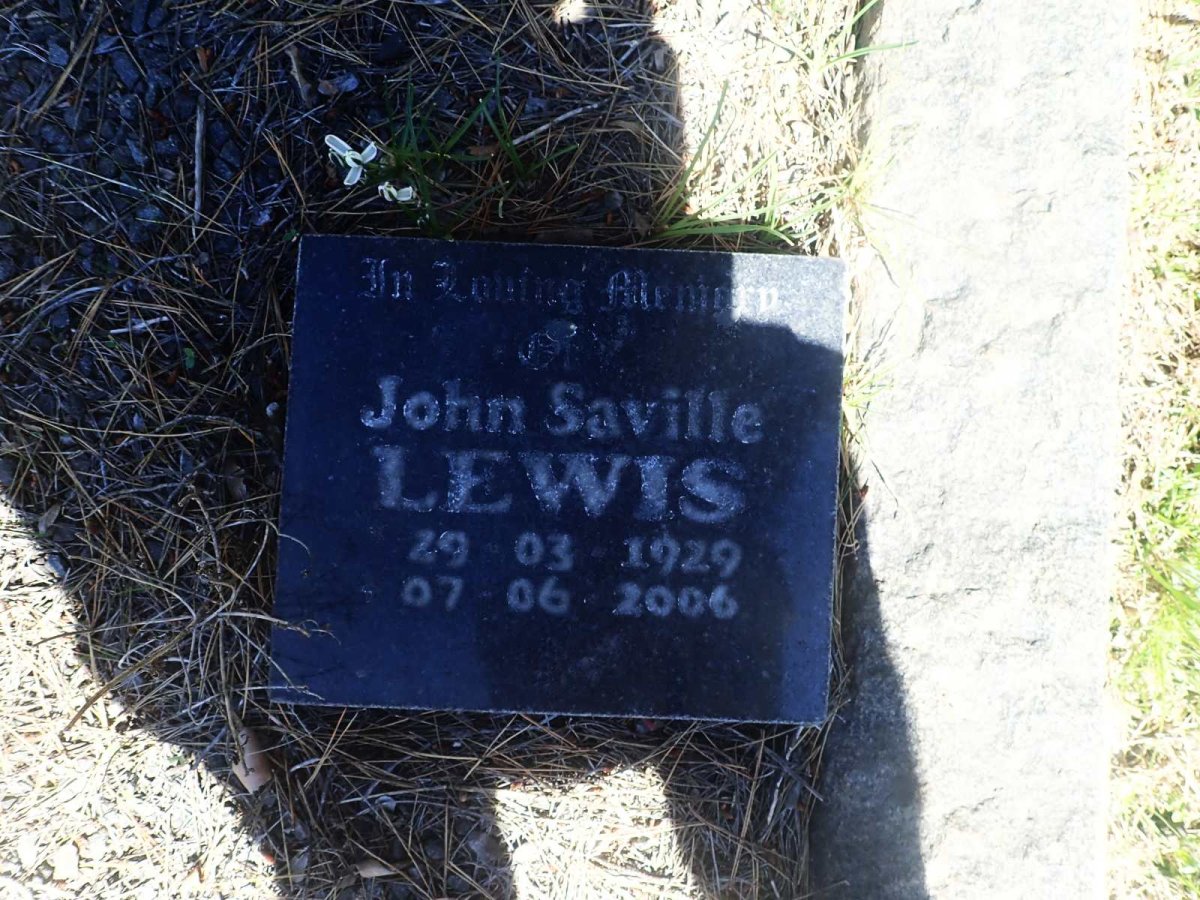 LEWIS John Saville 1929-2006
