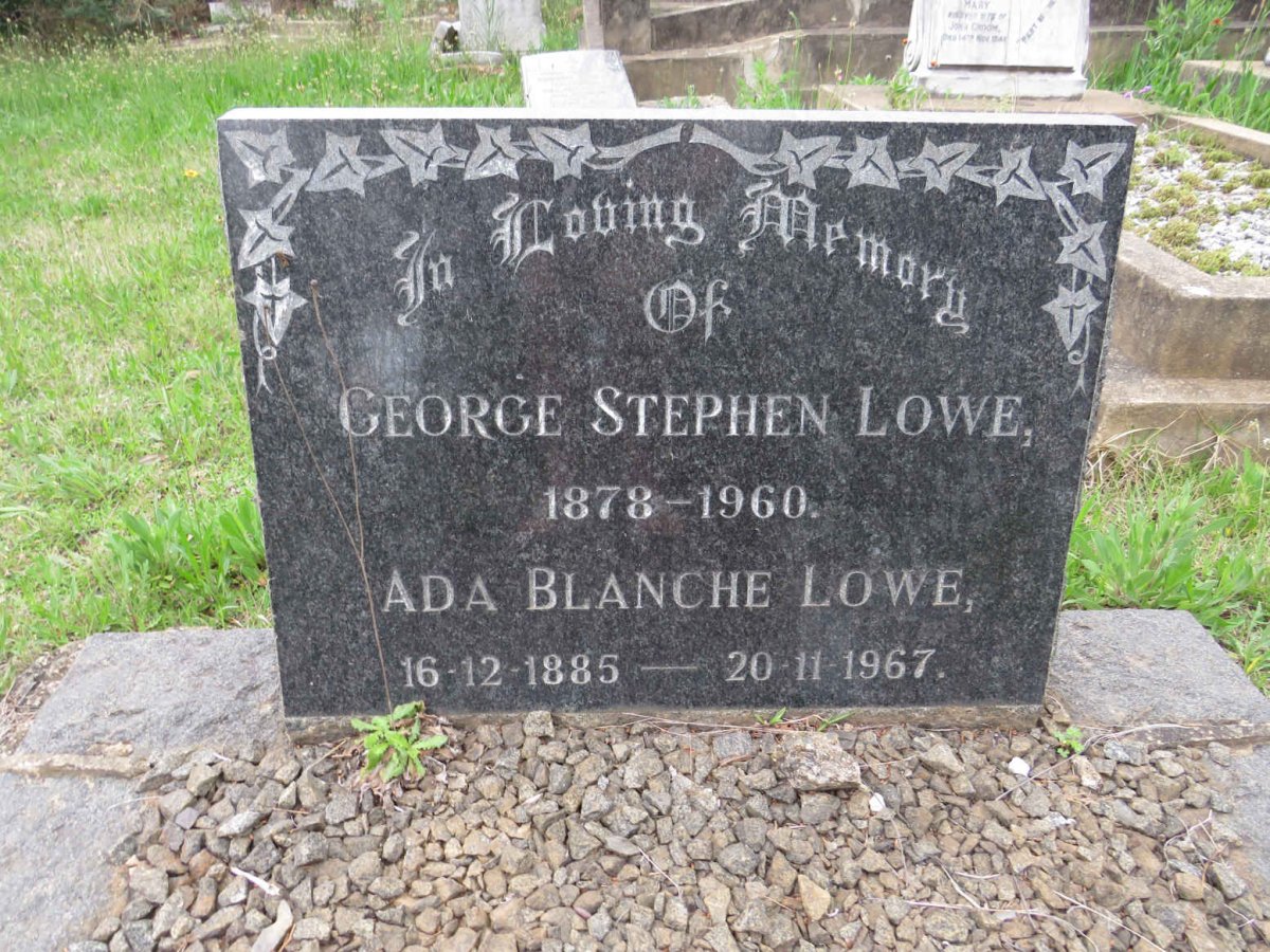 LOWE George Stephen 1878-1960 &amp; Ada Blanche 1885-1967