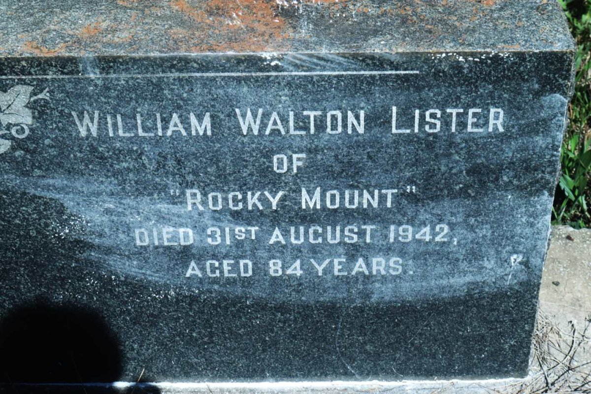 LISTER William Walton -1942