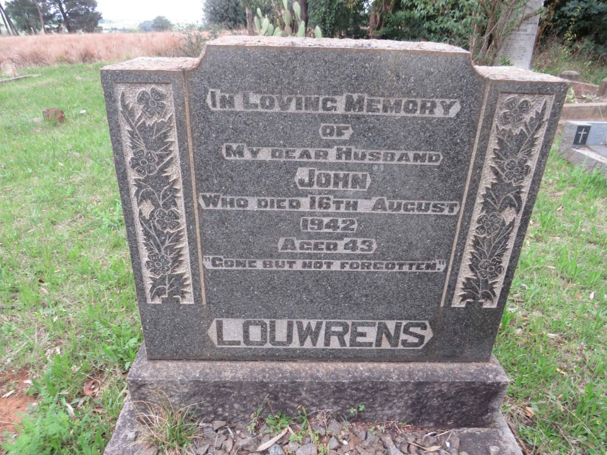 LOUWRENS John -1942
