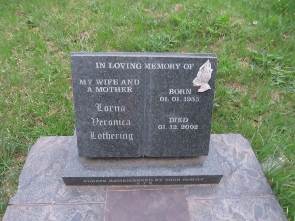 LOTHERING Lorna Veronica 1955-2002