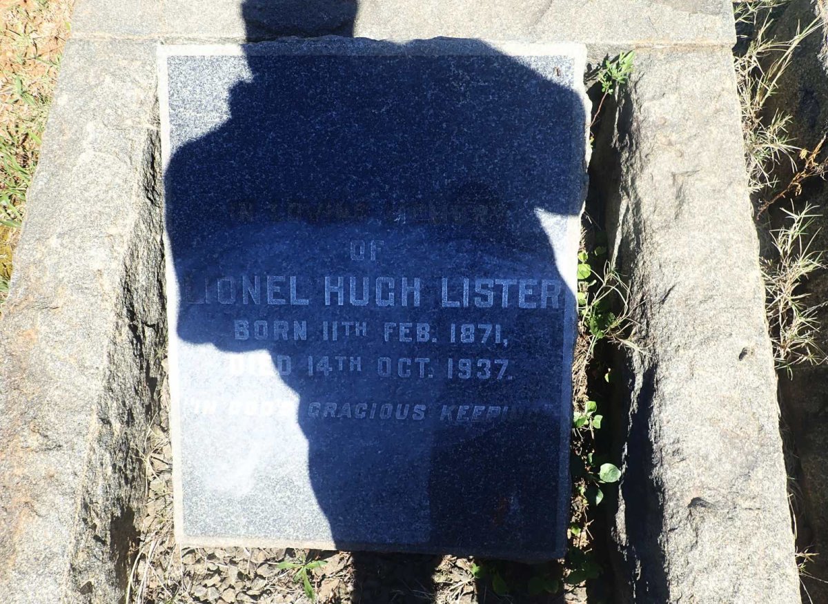 LISTER Lionel Hugh 1871-1937