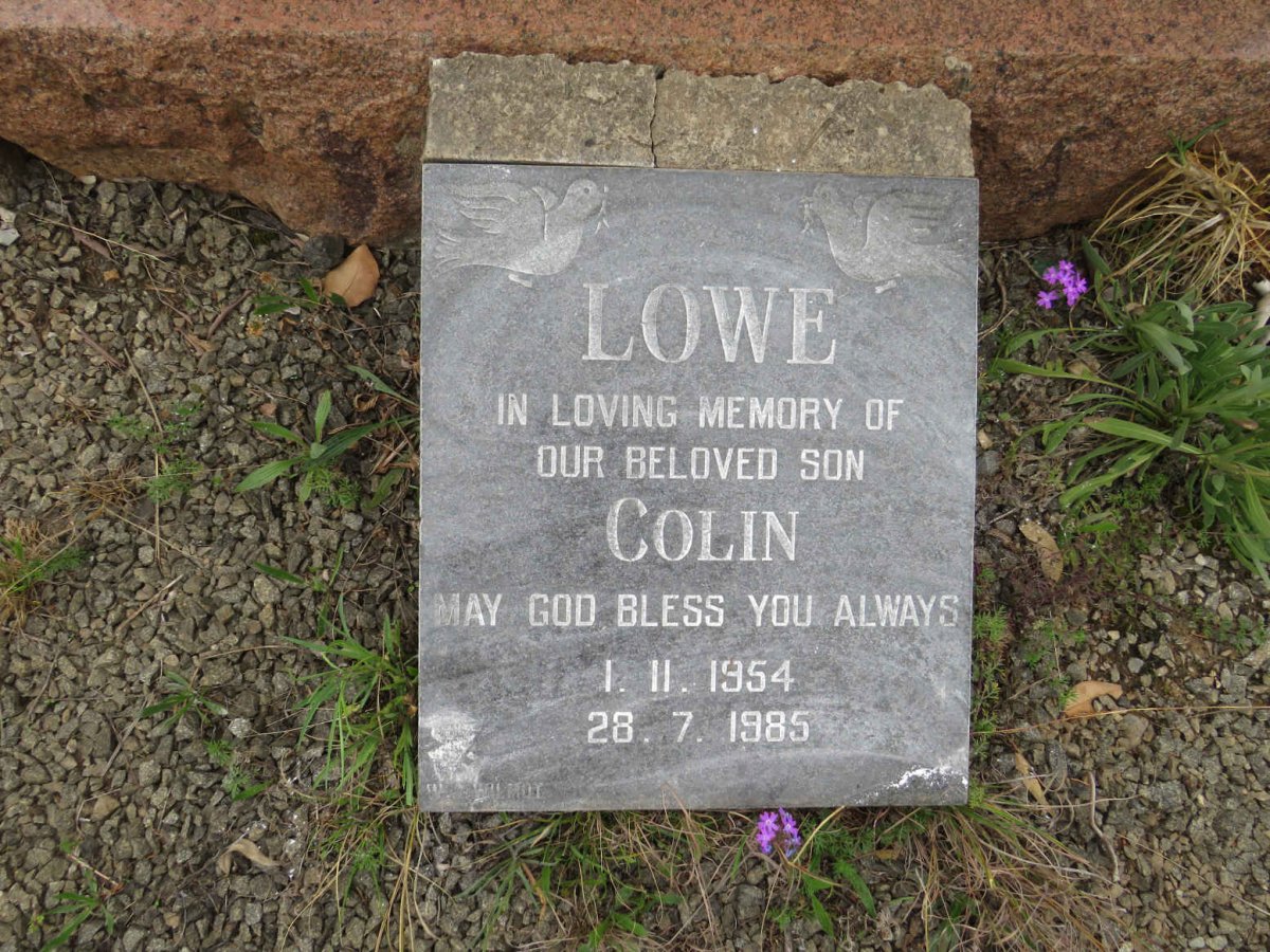LOWE Colin 1954-1985