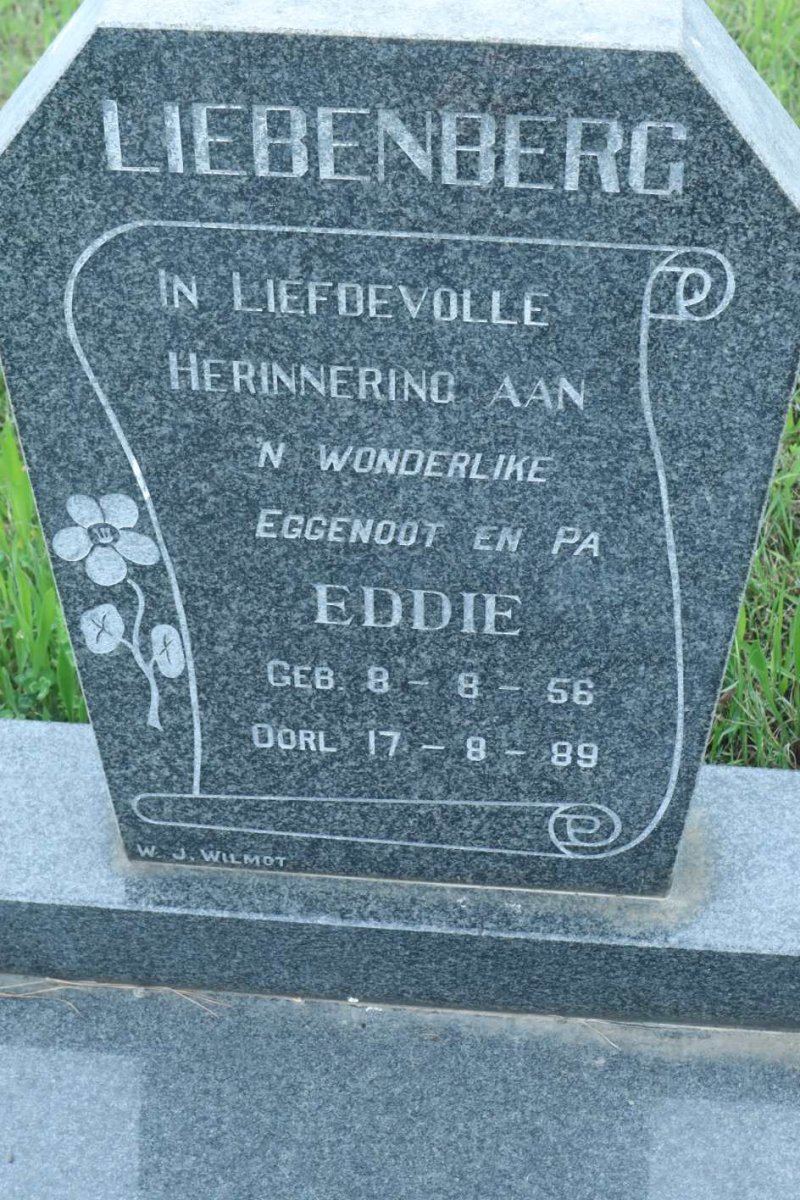 LIEBENBERG Eddie 1956-1989