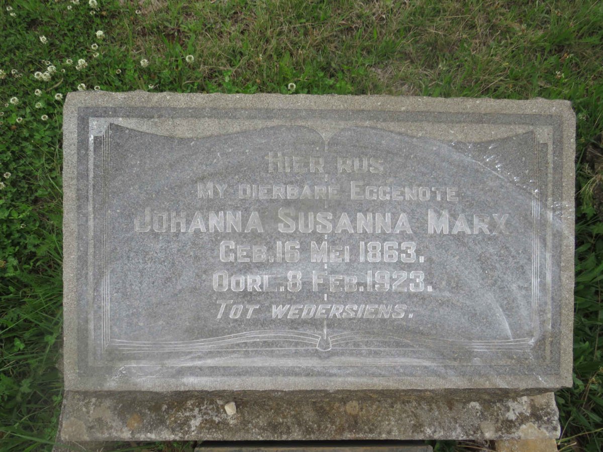 MARX Johanna Susanna 1863-1923