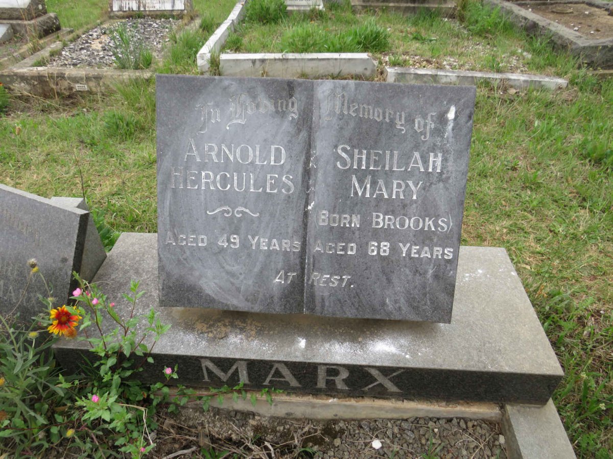 MARX Arnold Hercules &amp; Sheilah Mary BROOKS