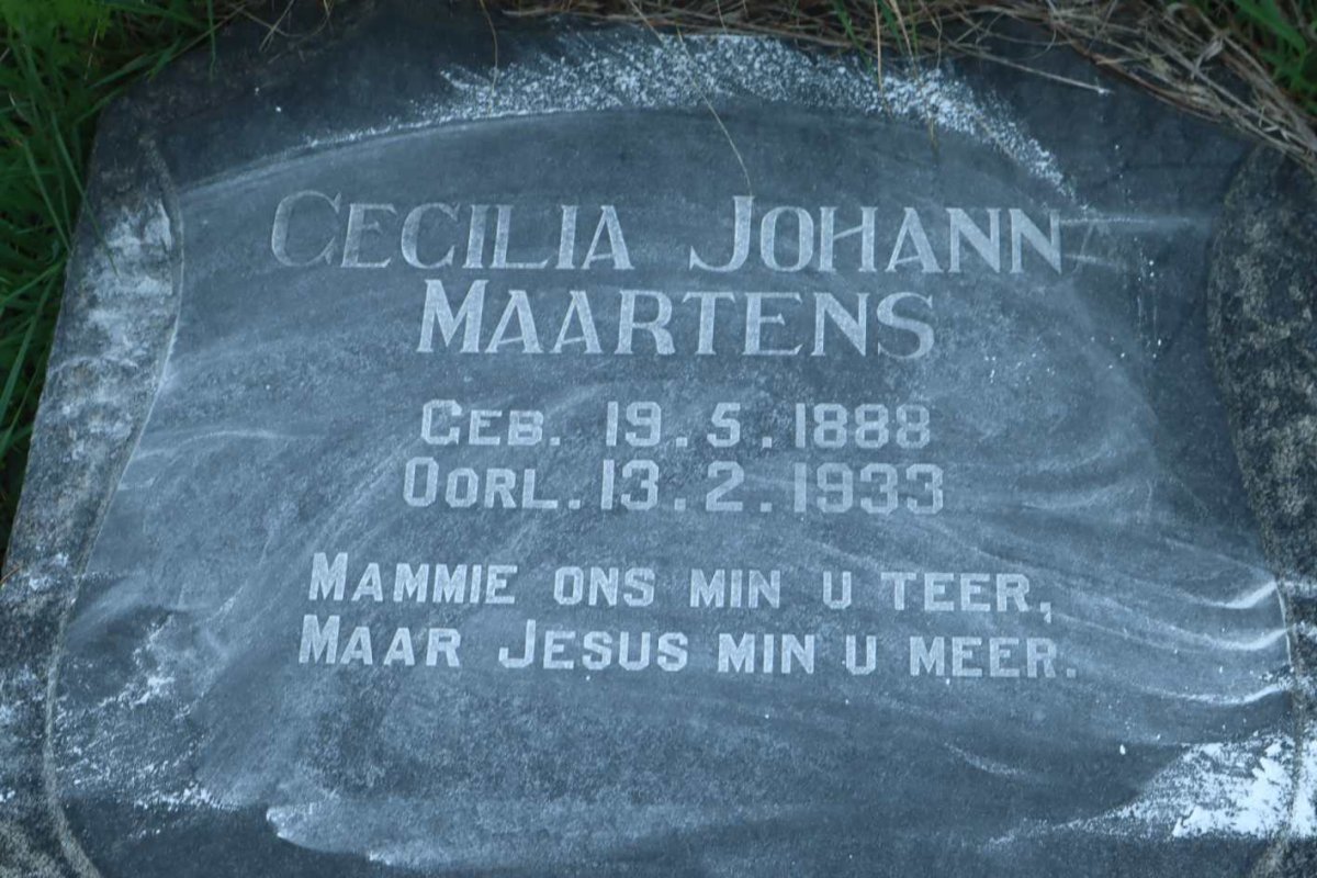 MAARTENS Cecilia Johann 1888-1933