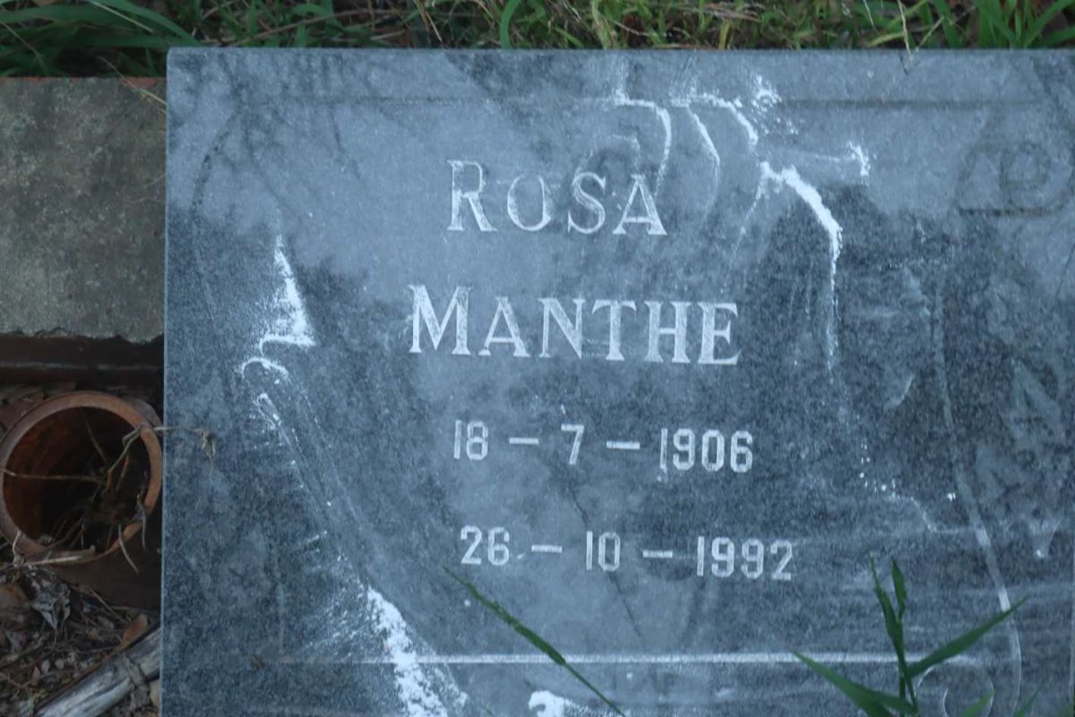 MANTHE Rosa 1906-1992