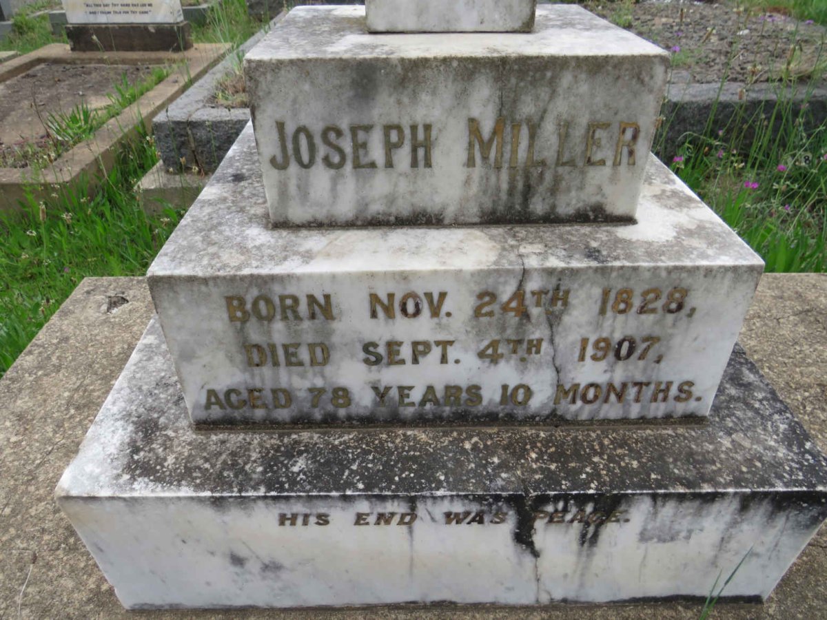 MILLER Joseph 1828-1907