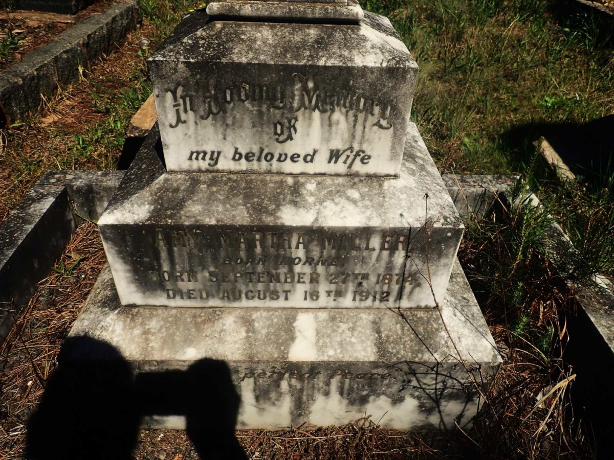 MILLER Amy Martha nee HORNE 1874-1912