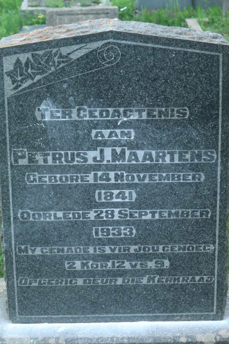 MAARTENS Petrus J. 1841-1933