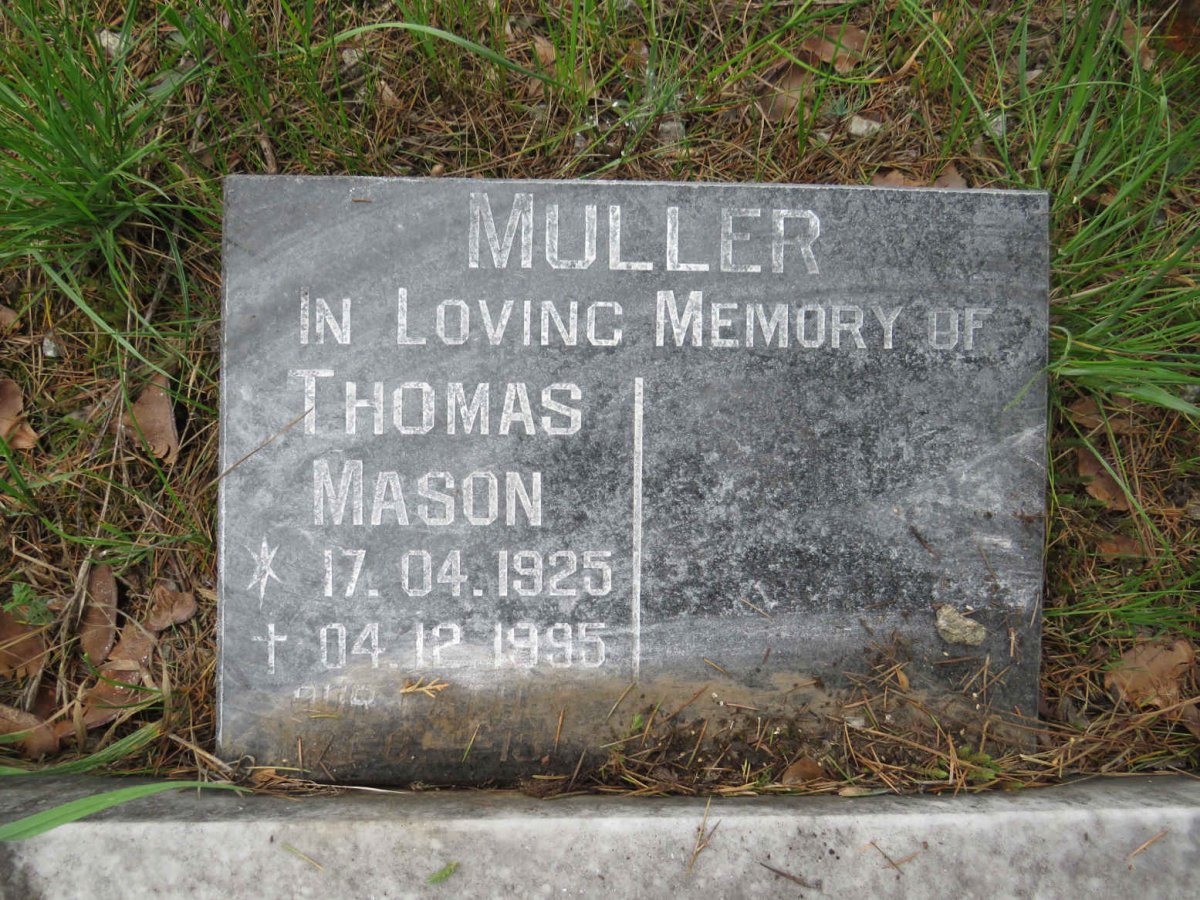 MASON Thomas 1925-1995