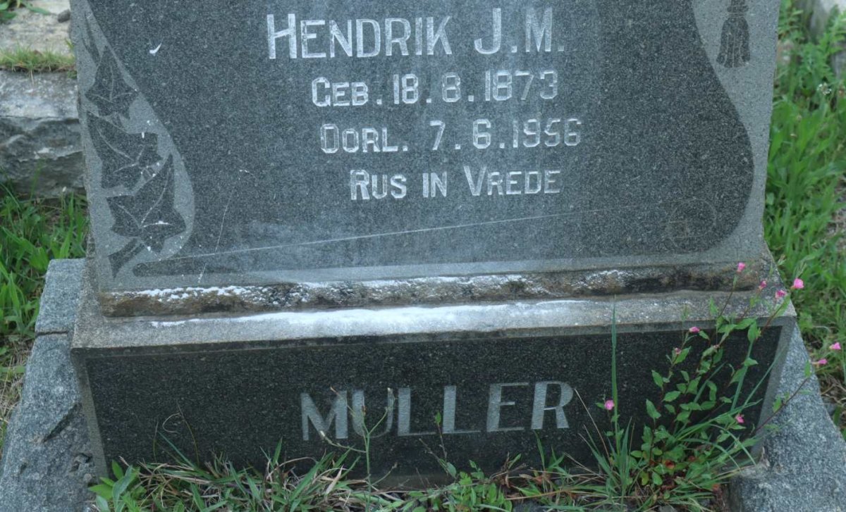 MULLER Hendrik J.M. 1873-1956