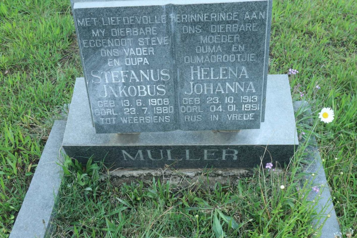 MULLER Stephanus Jakobus 1908-1980 &amp; Helena Johanna 1913-1991