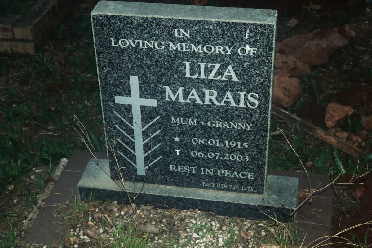 MARAIS Liza 1915-2003