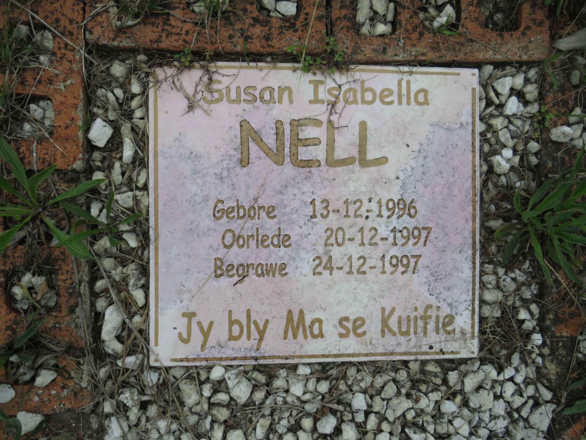 NELL Susan Isabella 1996-1997