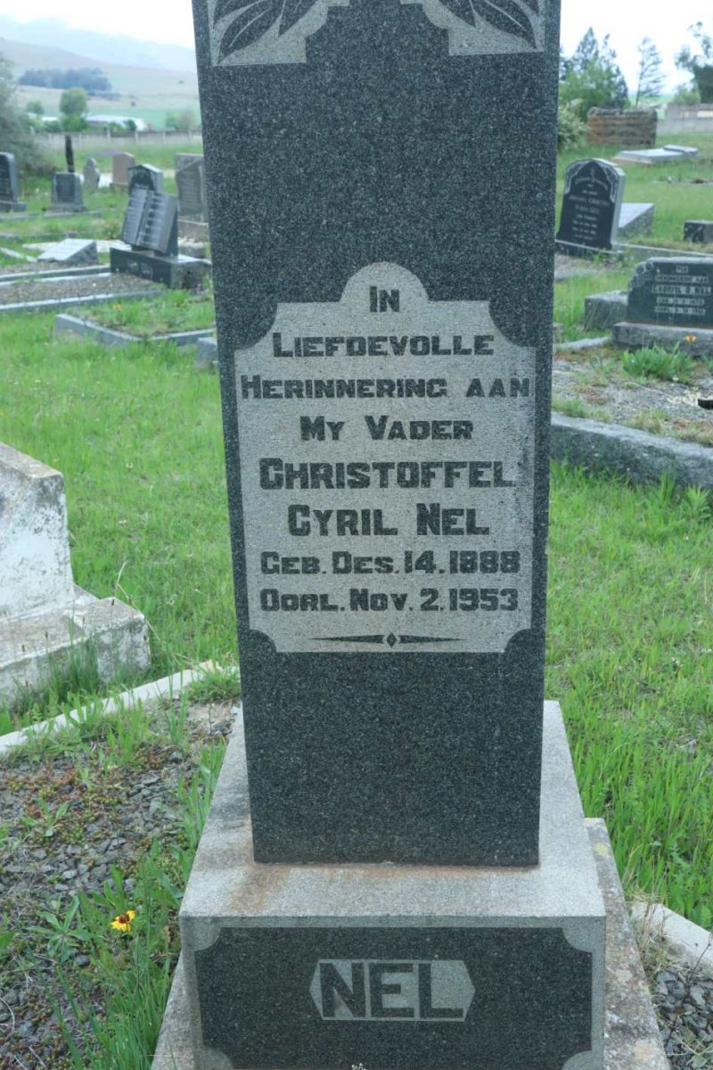 NEL Christoffel Cyril 1888-1953