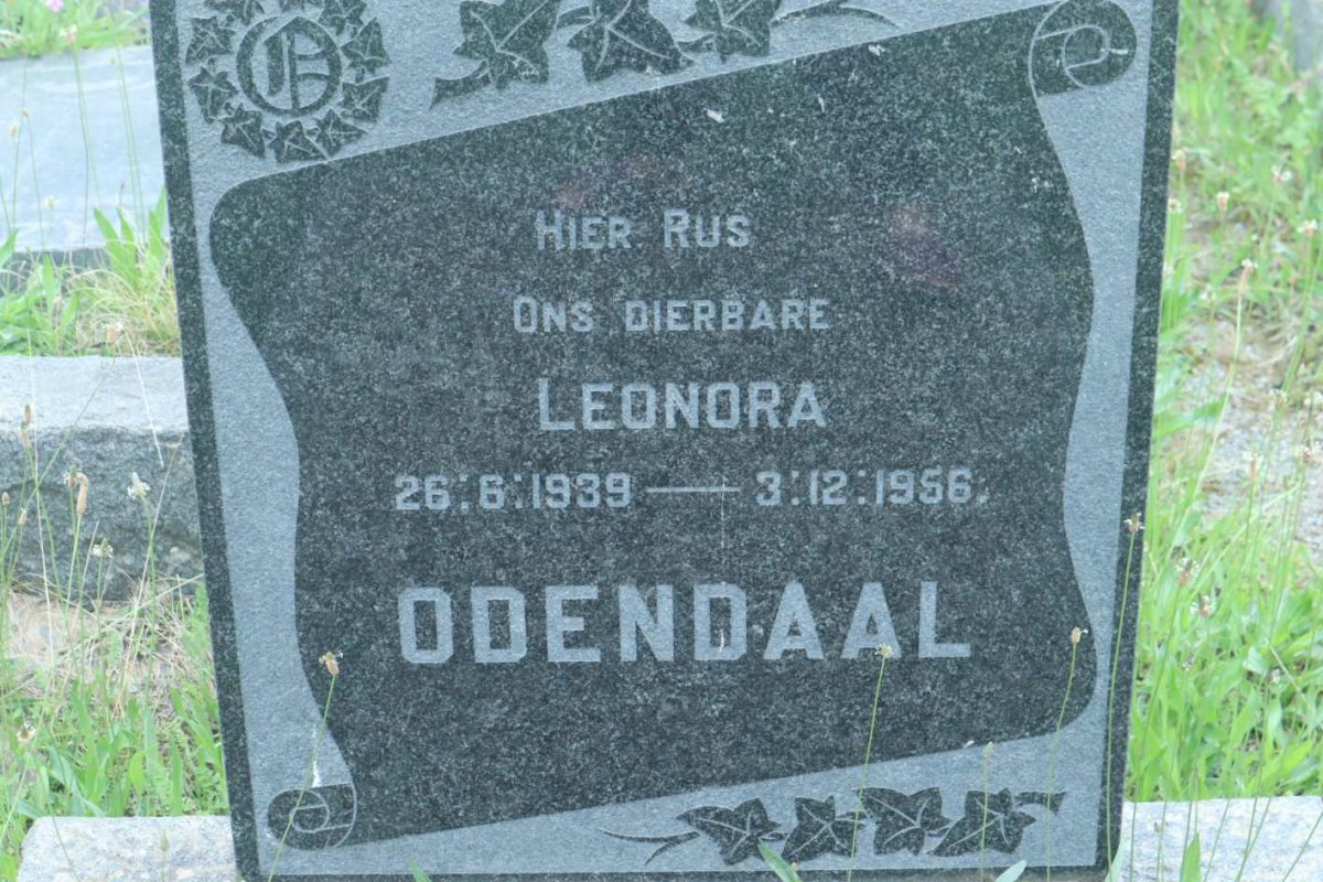 ODENDAAL Leonora 1939-1956