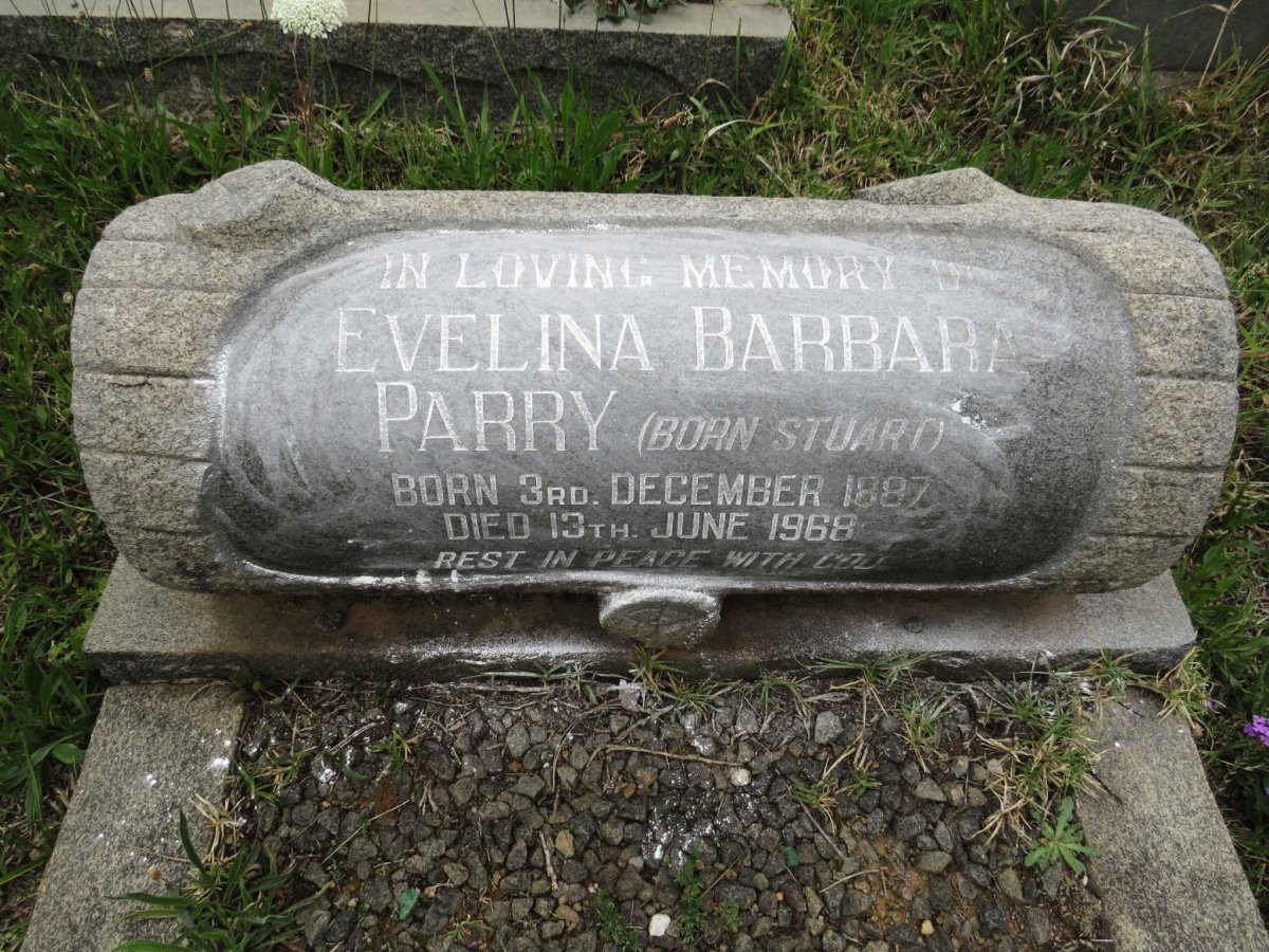 PARRY Evelina Barbara nee STUART 1887-1968
