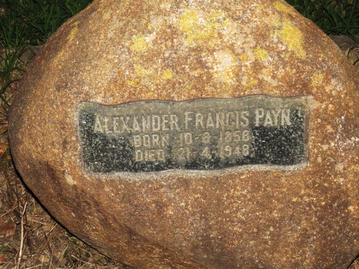 PAYN Alexander Francis 1858-1948