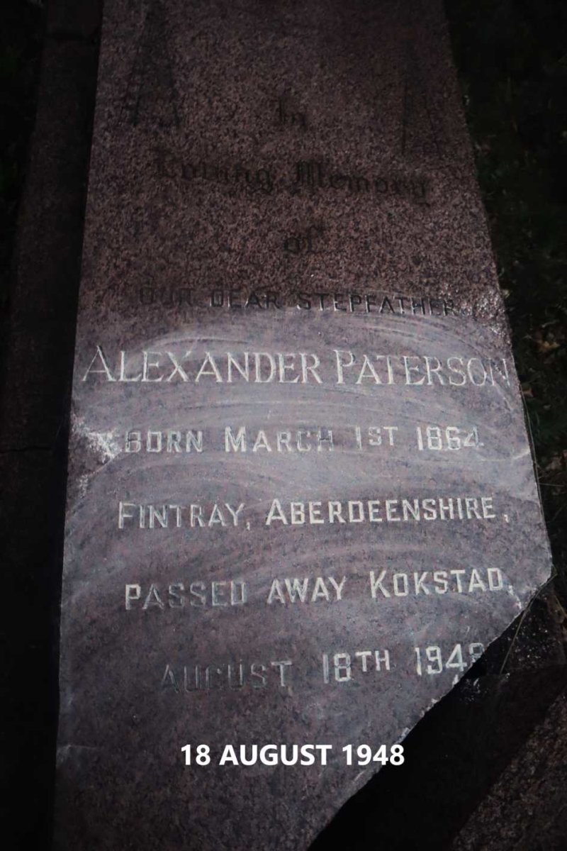PATERSON Alexander 1864-1948