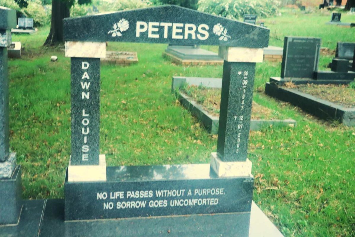 PETERS Dawn Louise 1947-2005