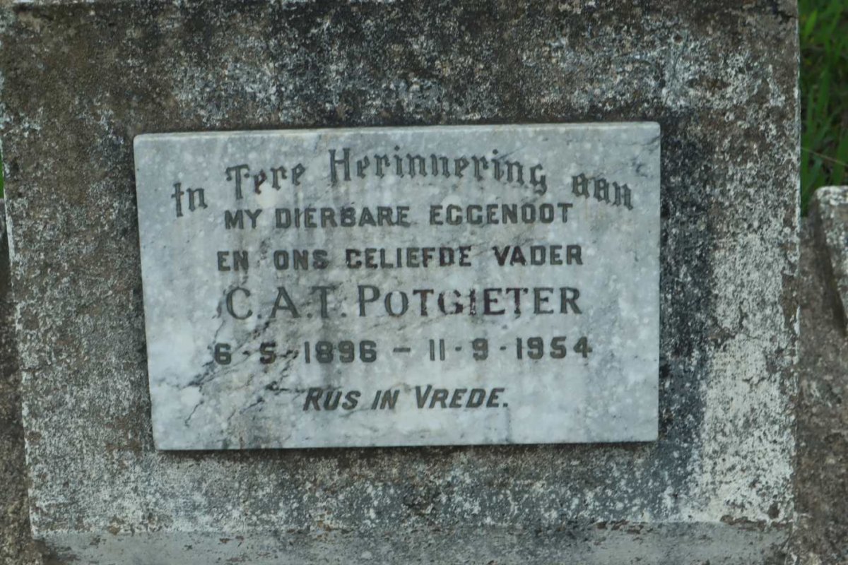 POTGIETER C.A.T. 1896-1954